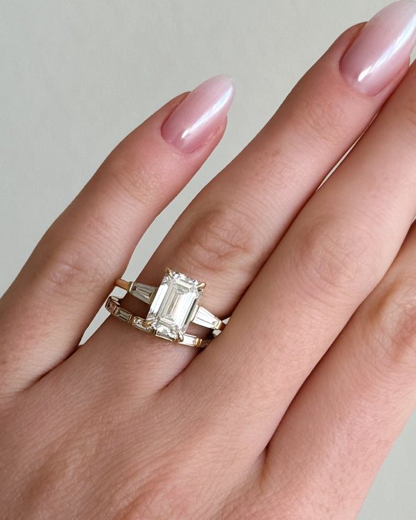 Iris Baguette Wedding Band GoodStone