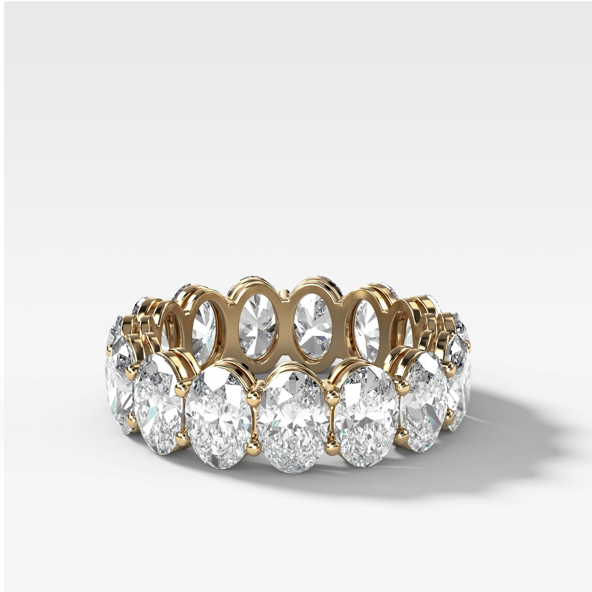 Oval Constellation Eternity Band by Good Stone in Yellow Gold