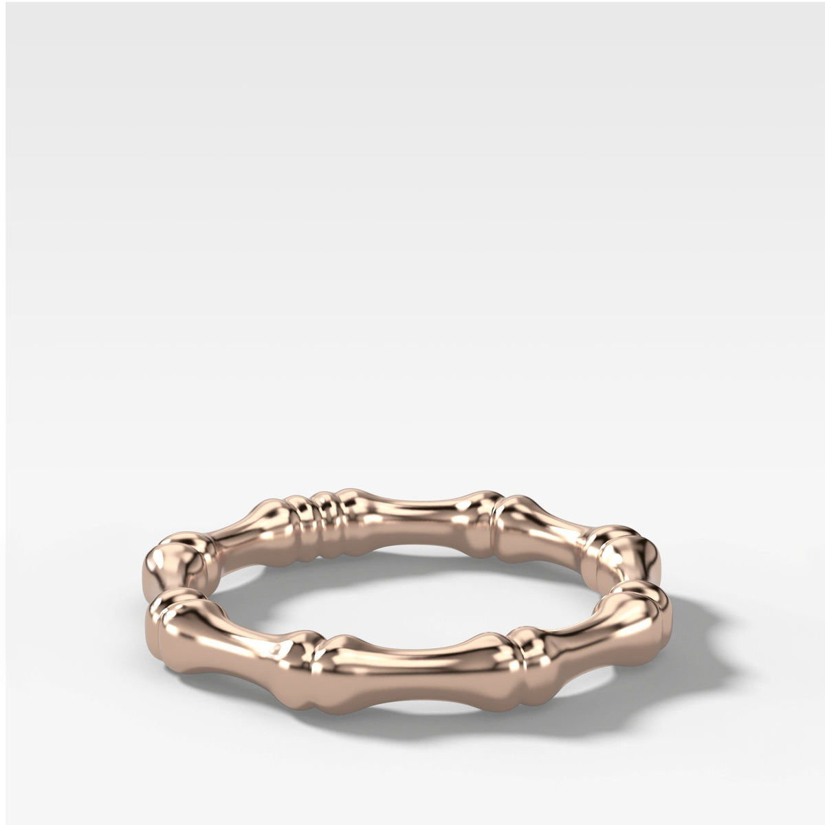 Bare Bones Stacker (3mm) Band by Good Stone in Rose Gold