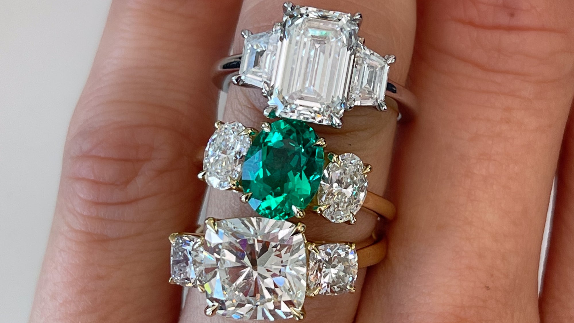 The Triple Threat Charm of Three Stone Engagement Rings