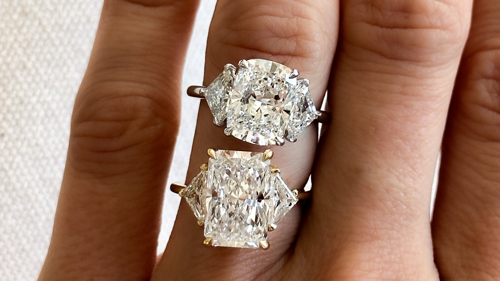 Sparkle Showdown: Radiant Cut vs Cushion Cut Diamonds - GOODSTONE