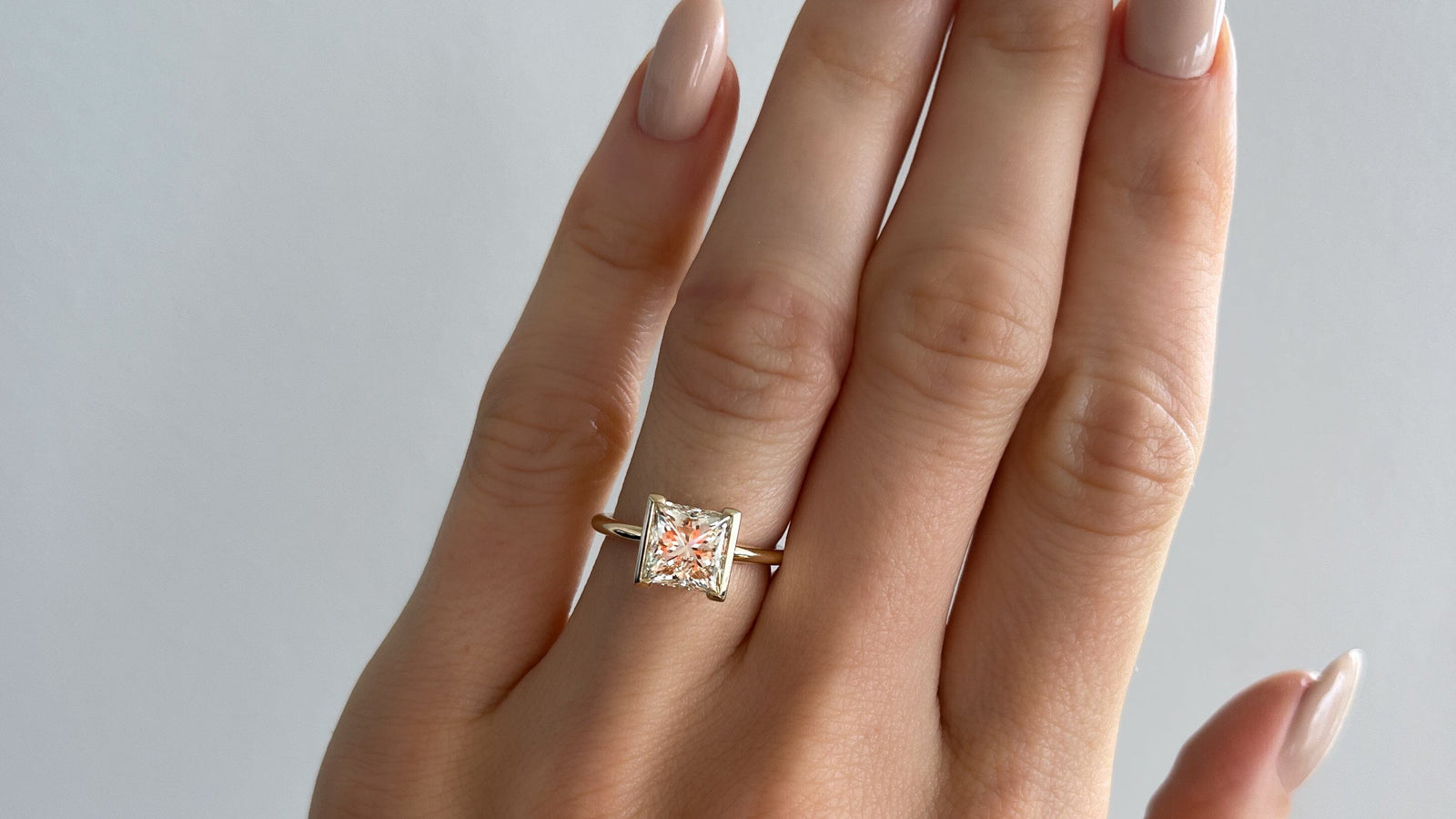 white christmas dresses Vintage Style Princess Cut Engagement Rings
