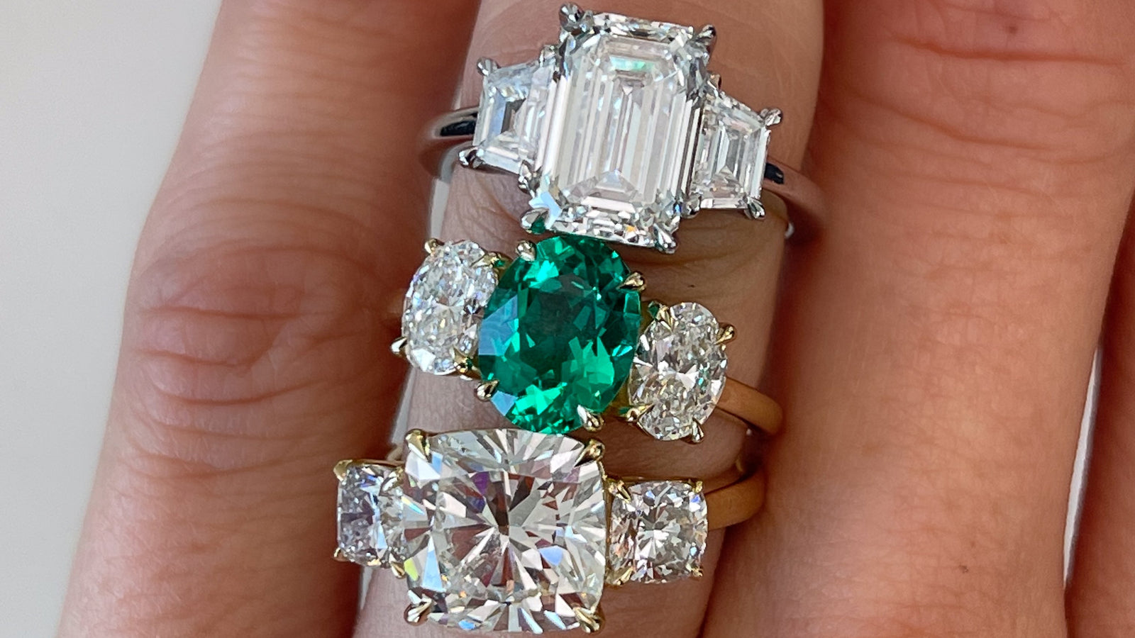 The Triple Threat Charm of Three Stone Engagement Rings - GOODSTONE