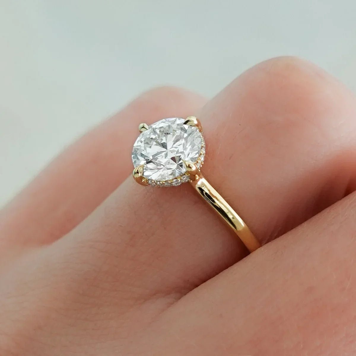 What is a Hidden Halo Engagement Ring? - GOODSTONE