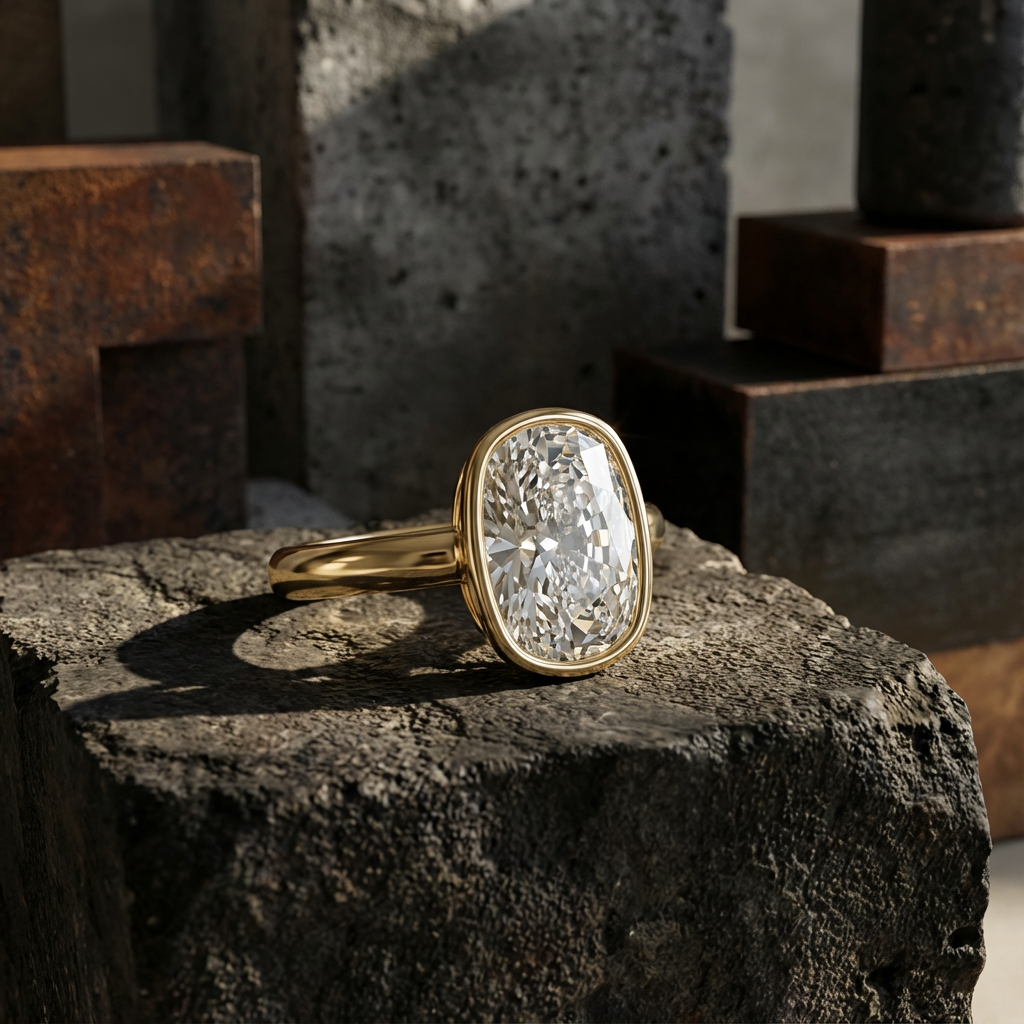 Cathedral Bezel Solitaire