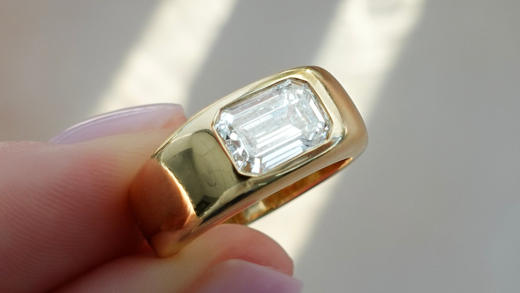 Burnished Engagement Rings