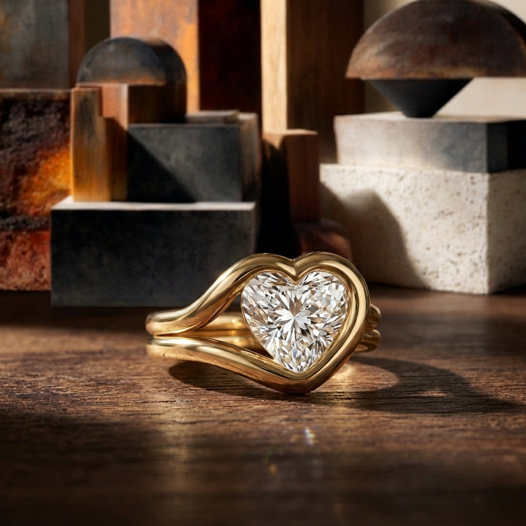 Heart-Shaped Diamond Fine Jewelry