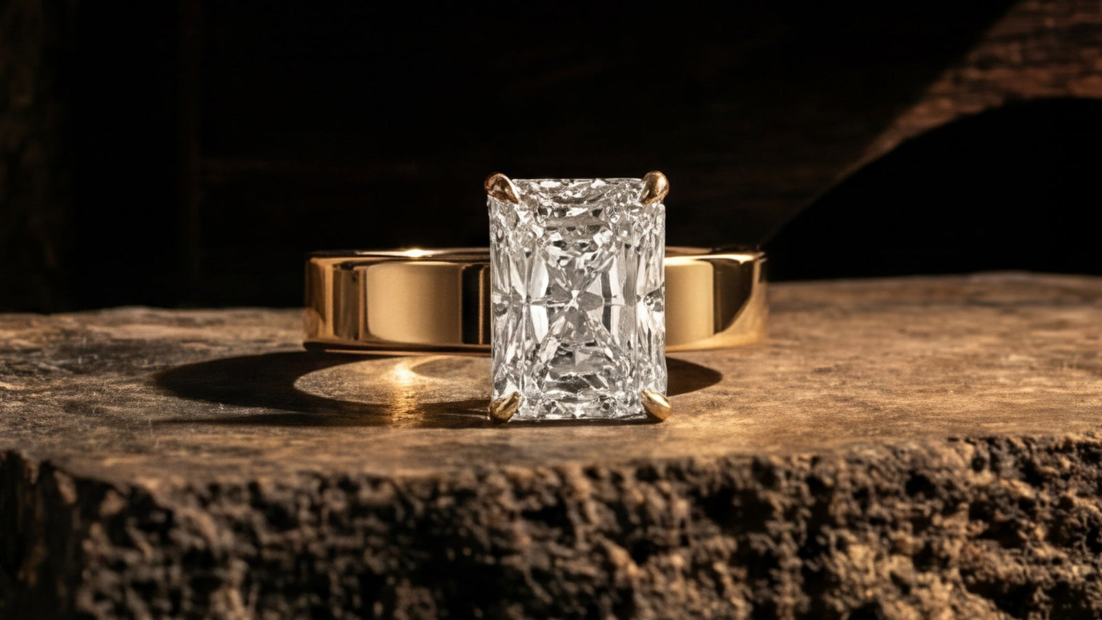 Lab Grown Radiant Diamond Ring