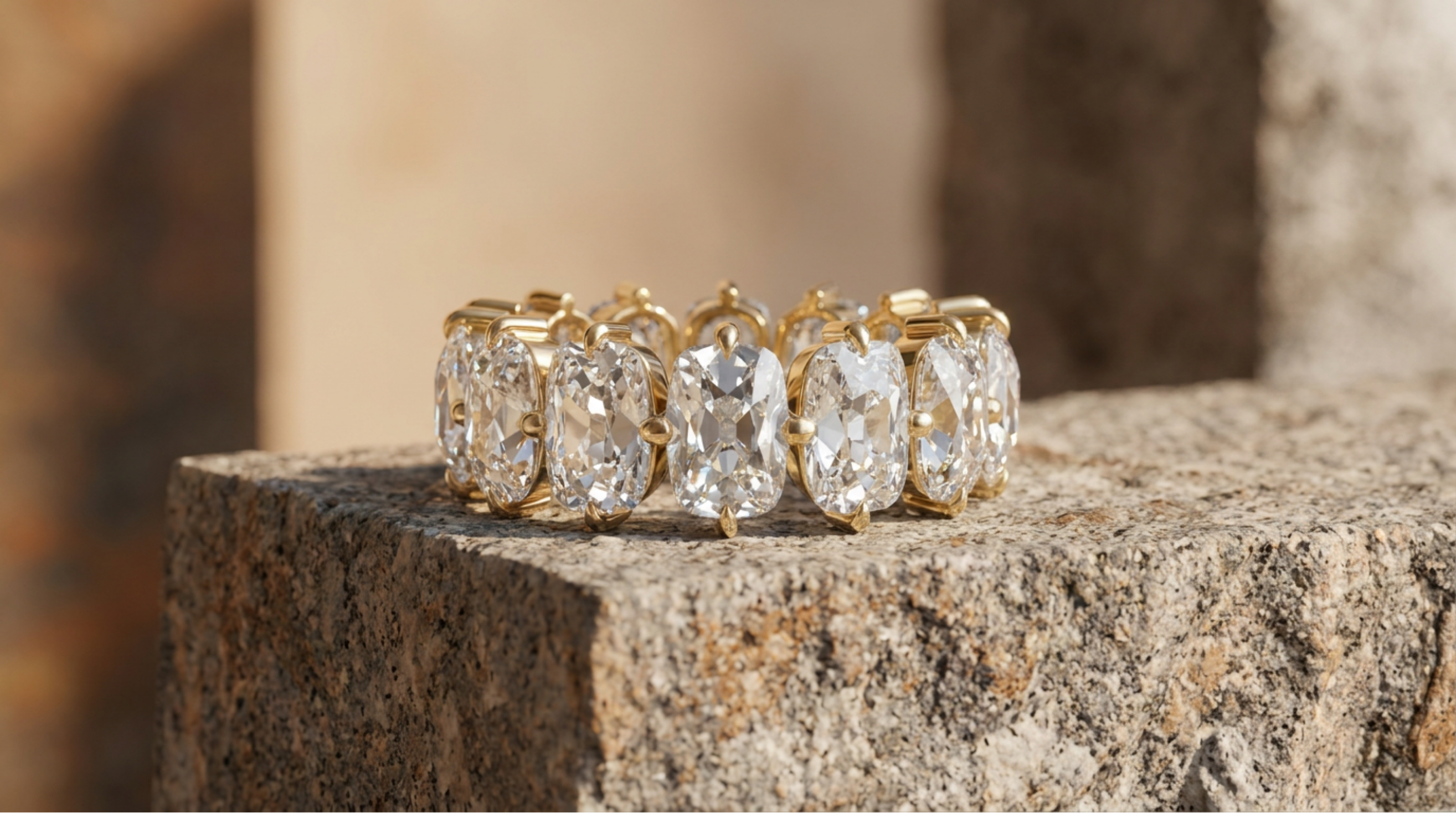 Compass-Set Eternity Band Collection