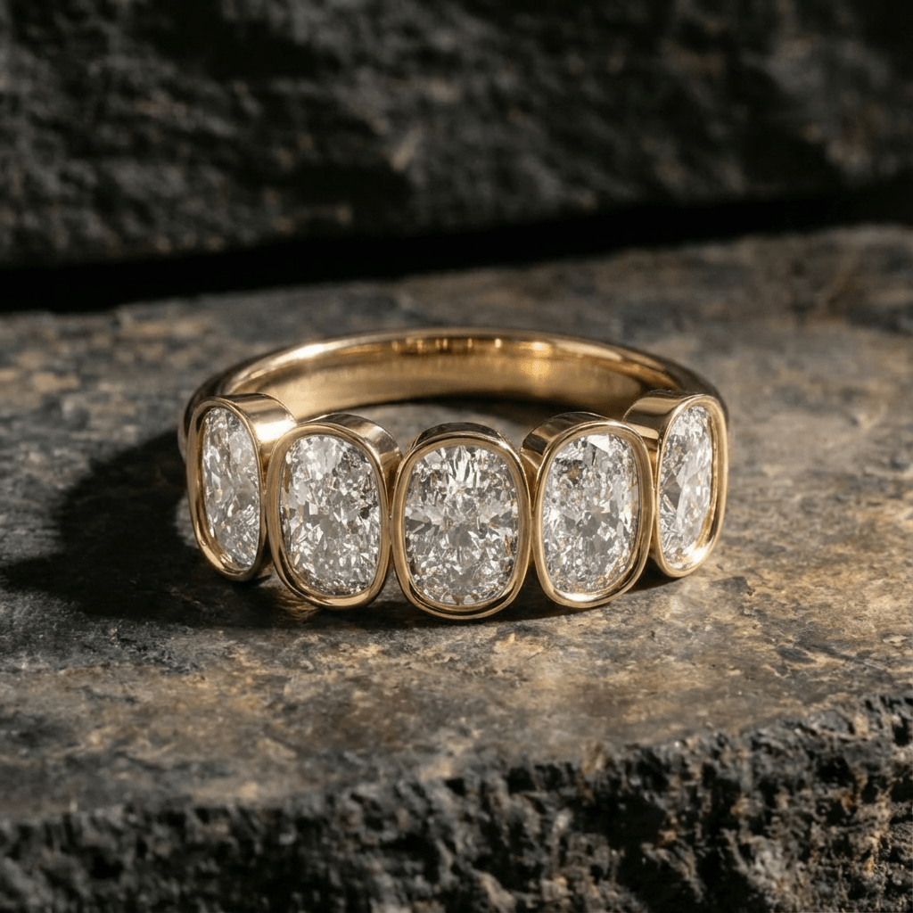 Chunky and Bold Wedding Bands - GOODSTONE