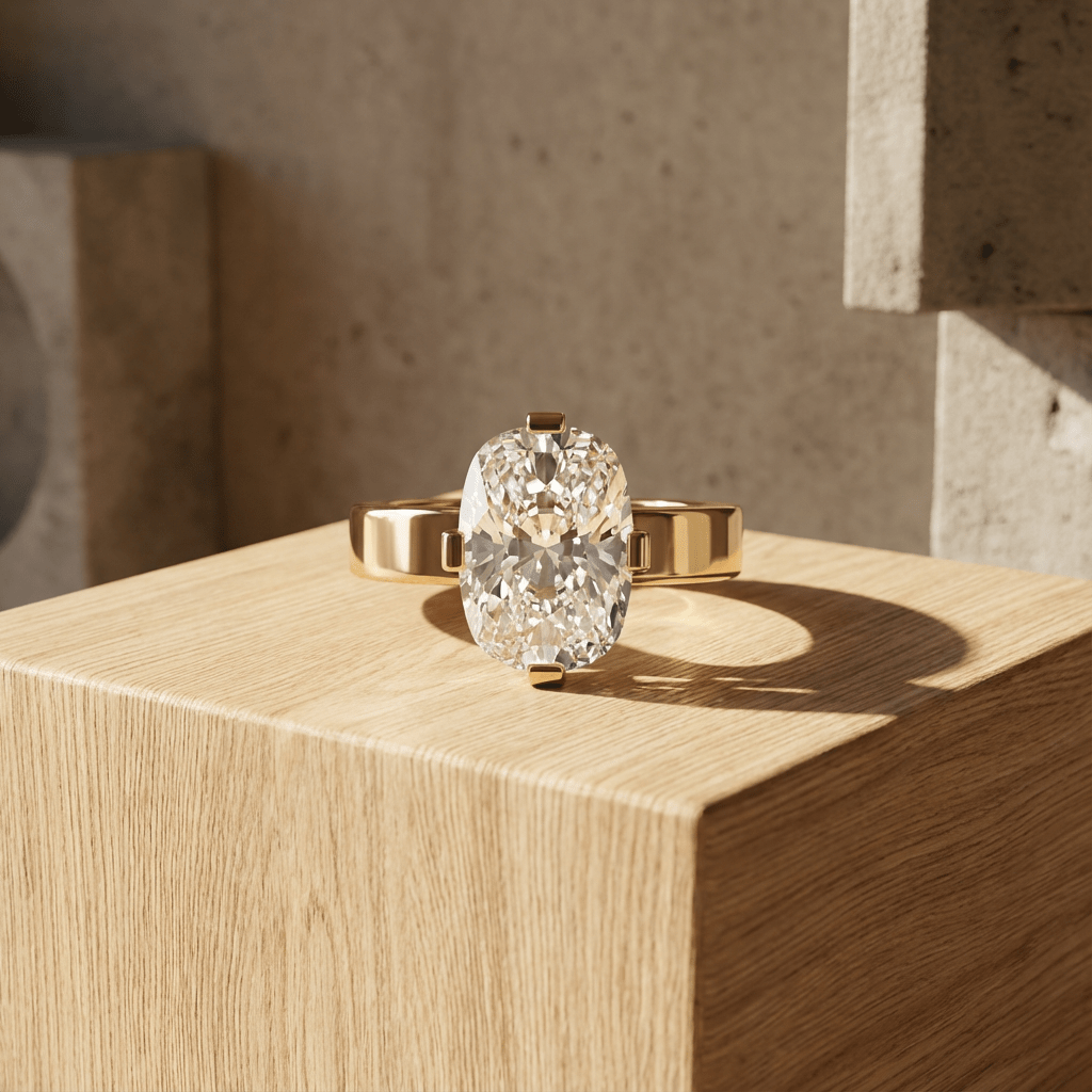 Compass Solitaire Engagement Rings - GOODSTONE