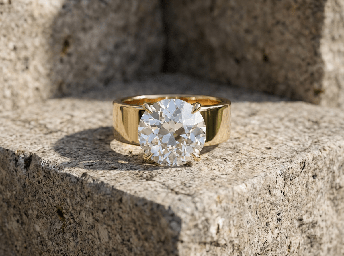 Old Euro Cut Engagement Rings - GOODSTONE