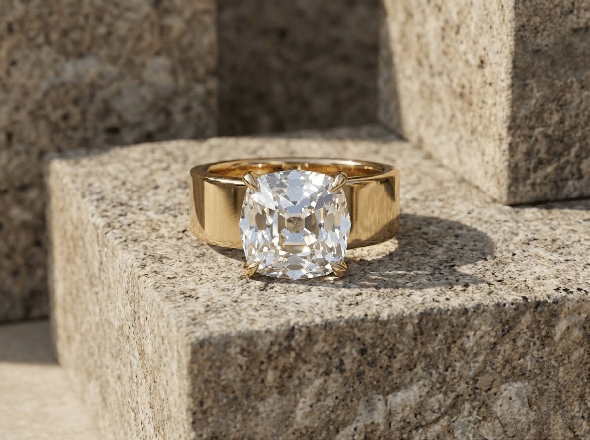 Old Mine Cut Engagement Rings - GOODSTONE