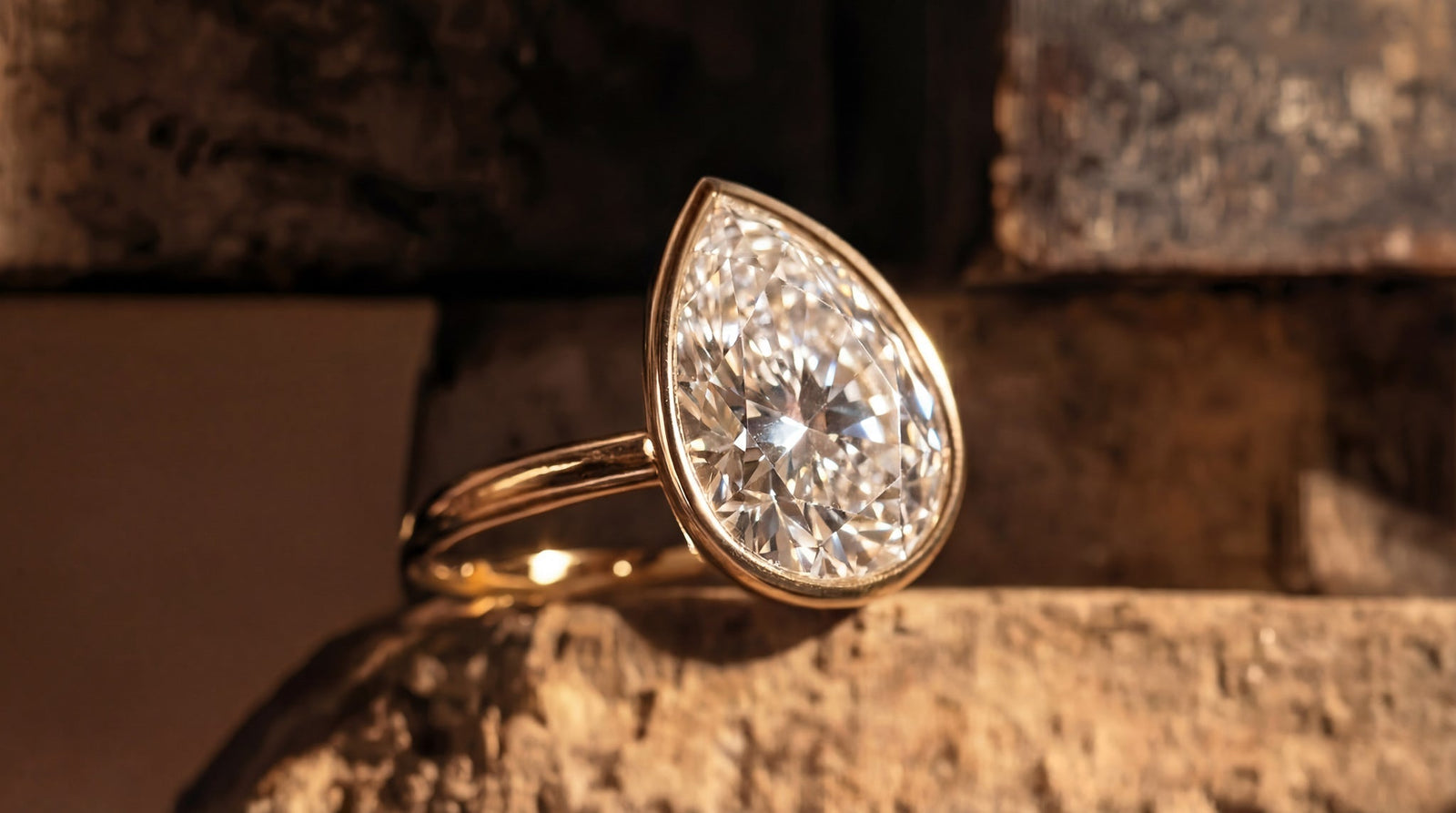 Pear Cut Engagement Rings - GOODSTONE