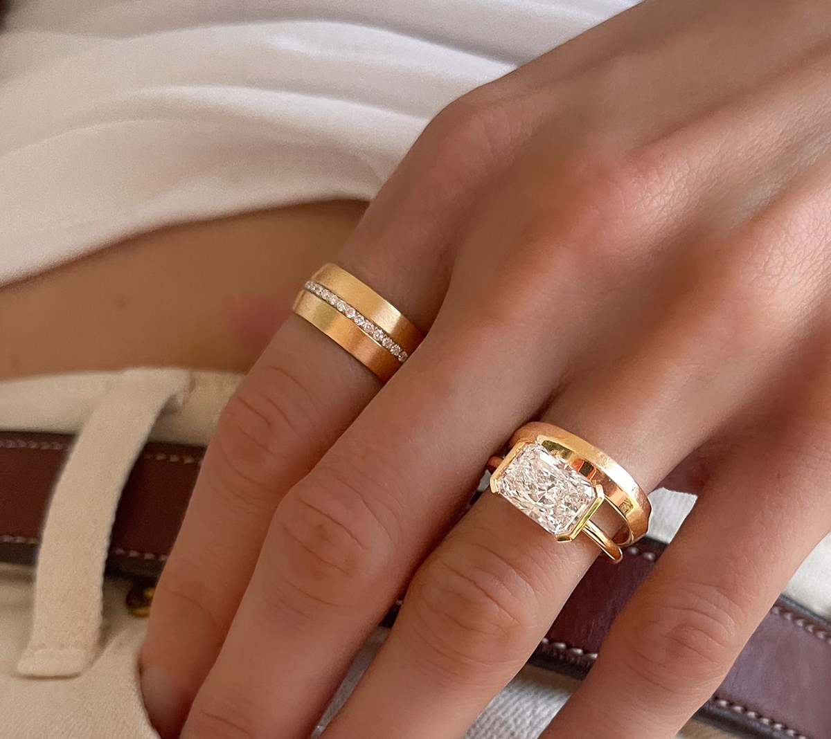 Radiant Cut Engagement Rings