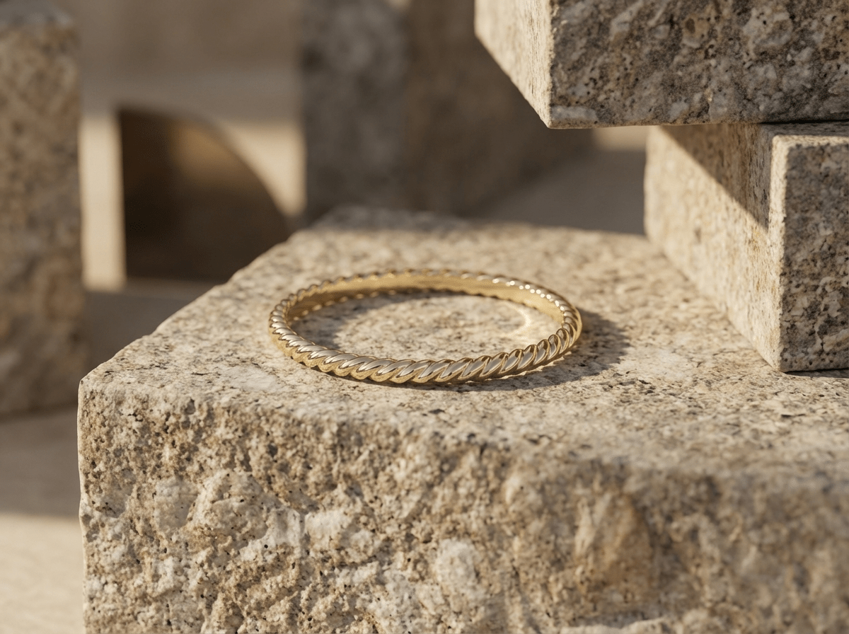 Thin Stackable Wedding Bands - GOODSTONE