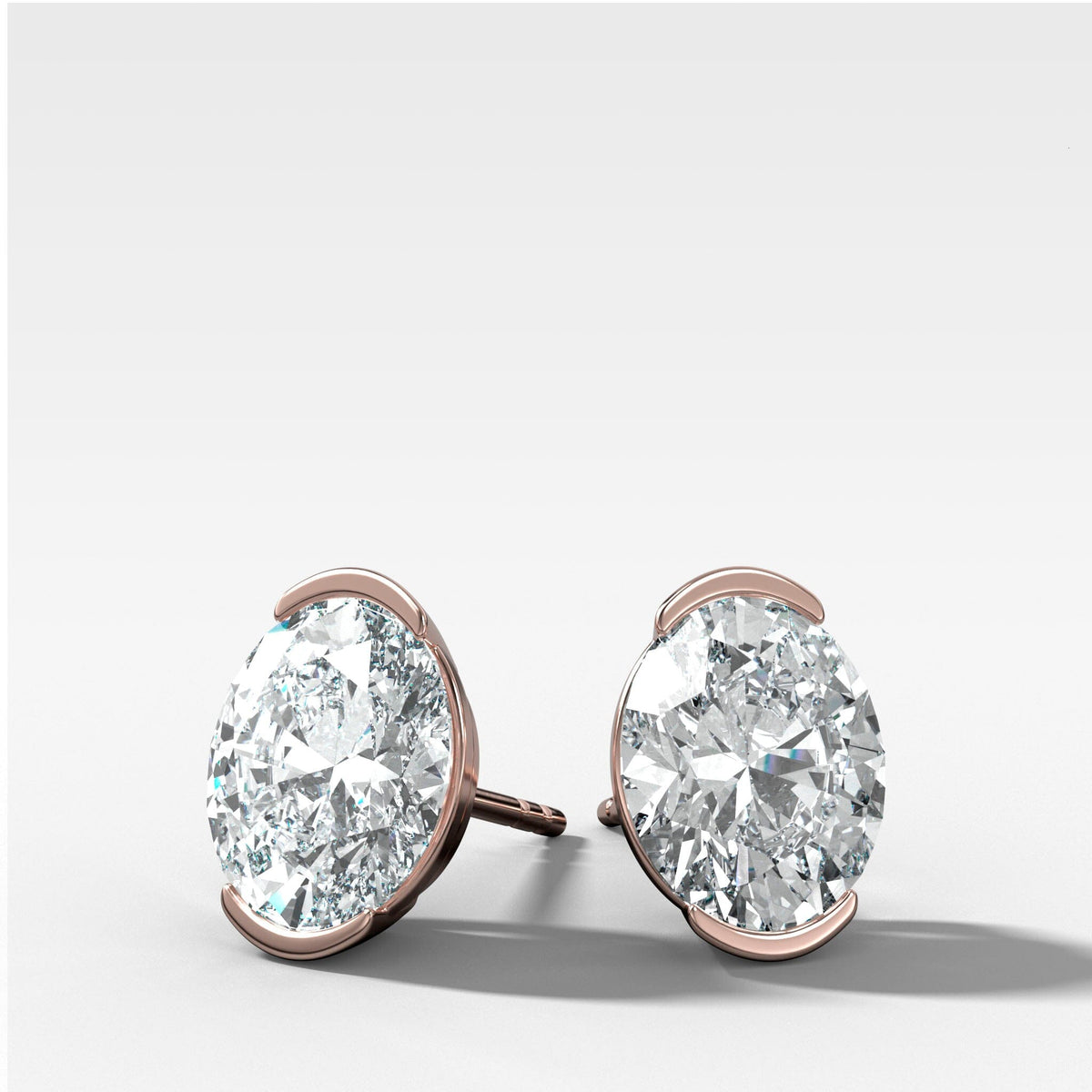 1.22 ct Round Diamond Cluster Earrings - Nuha Jewelers