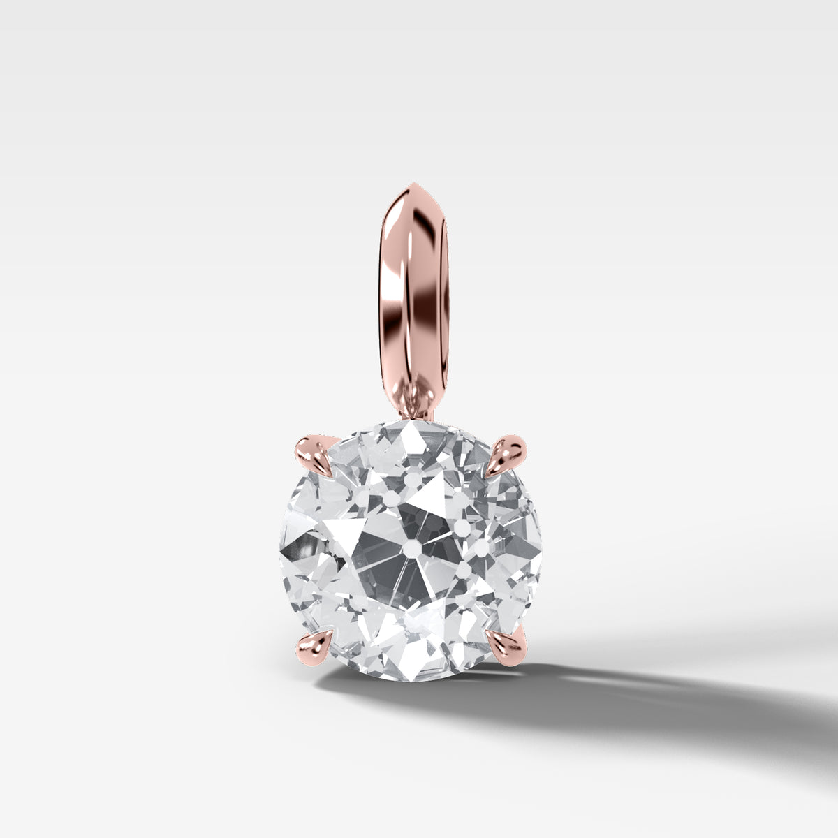 Classic Old Euro Attachable Diamond Pendant