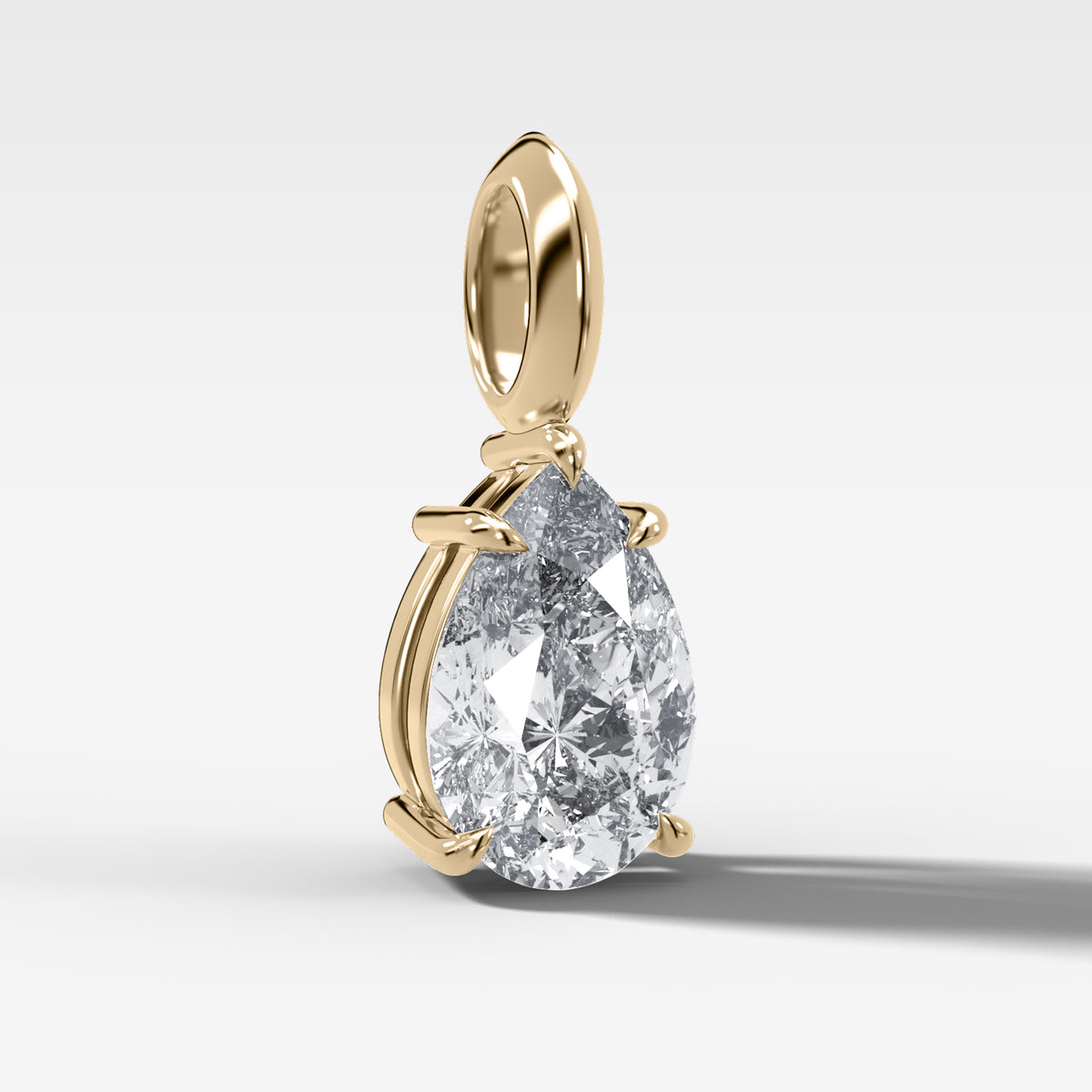 Classic Pear Attachable Diamond Pendant
