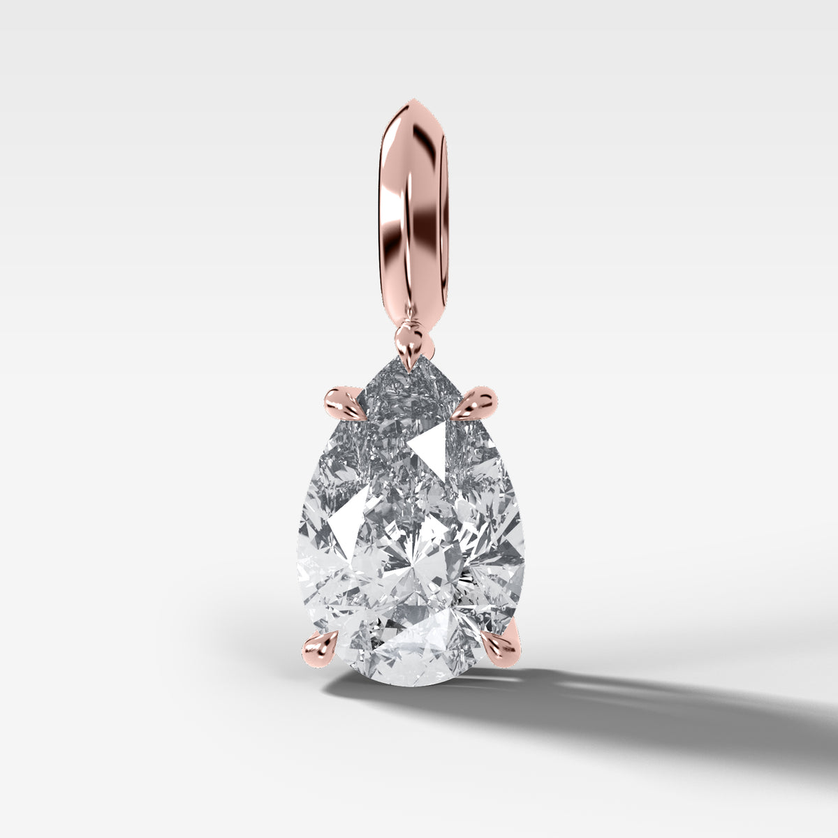 Classic Pear Attachable Diamond Pendant