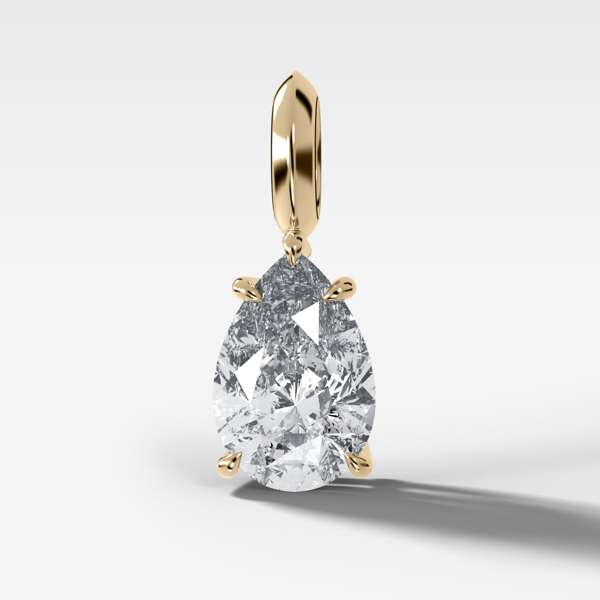 Classic Pear Attachable Diamond Pendant