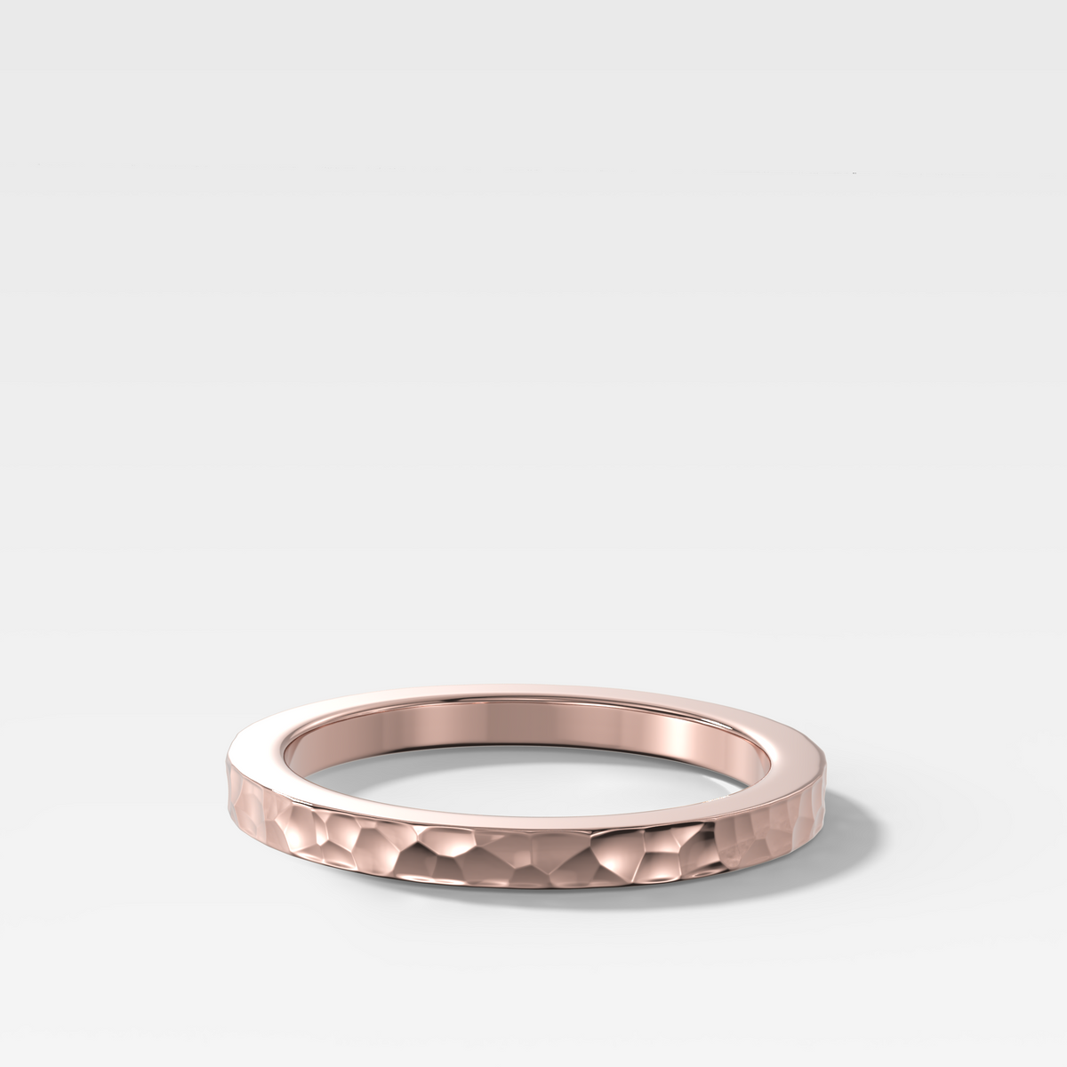 Finest Hammered Wedding Band 2mm