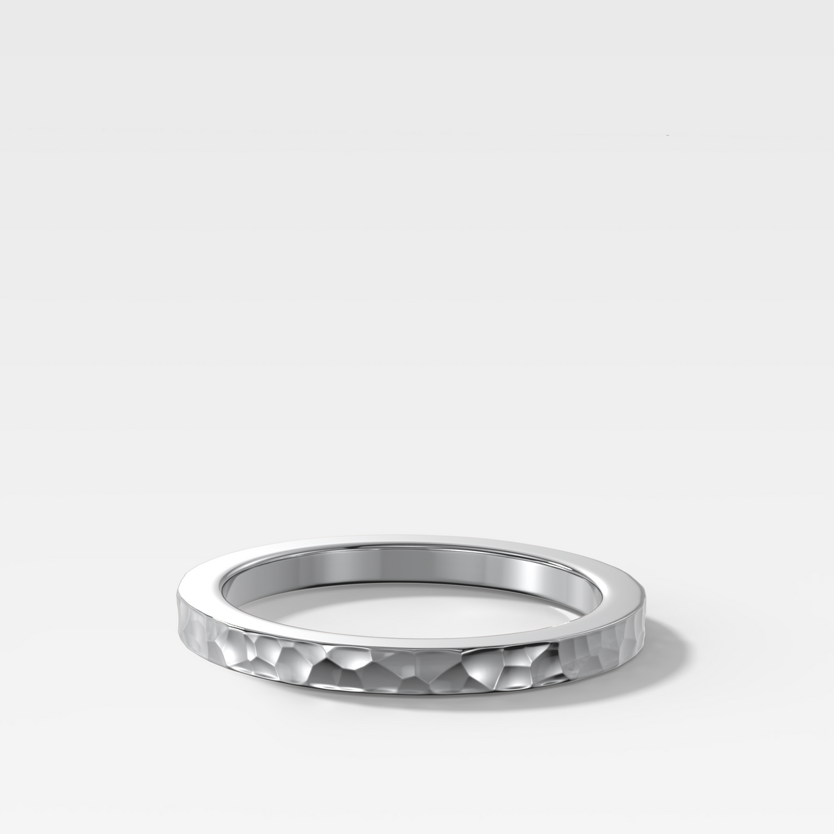 Finest Hammered Wedding Band 2mm