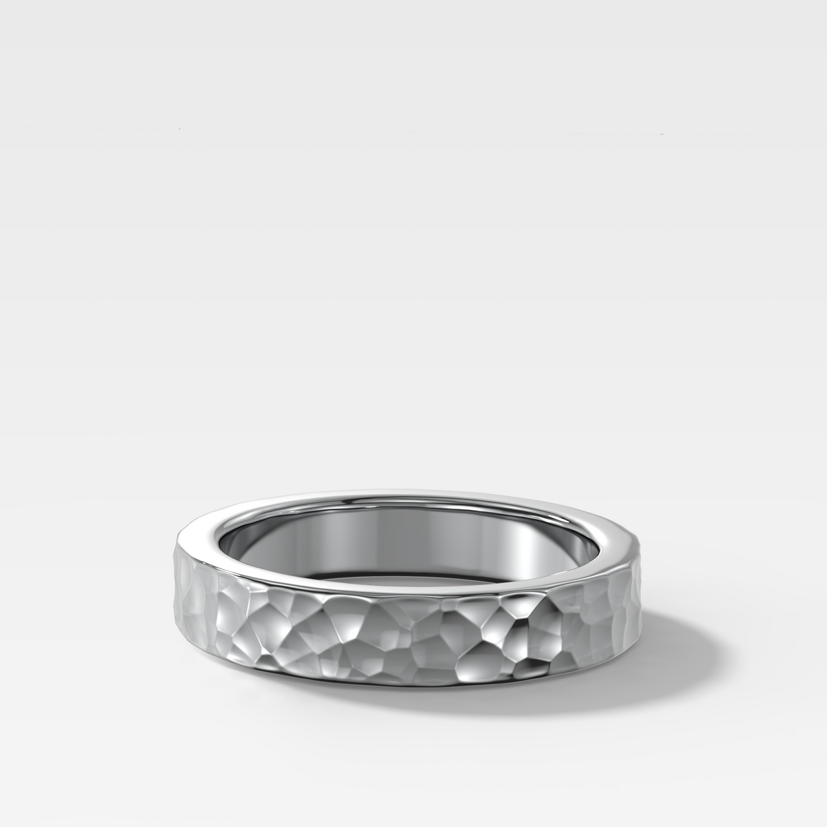 Finest Hammered Wedding Band 4mm
