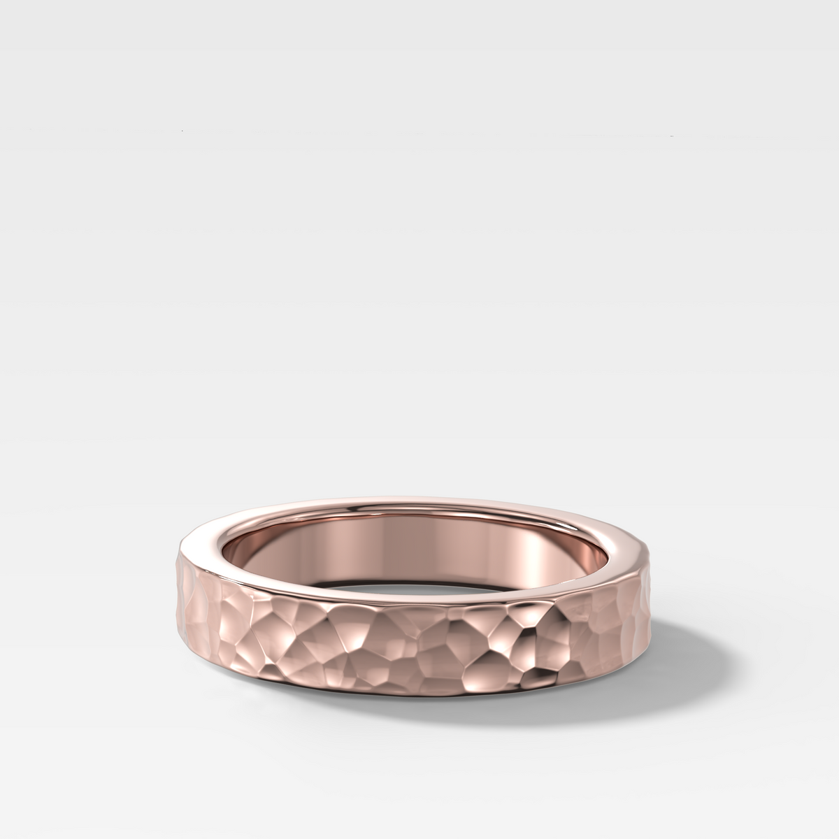 Finest Hammered Wedding Band 4mm