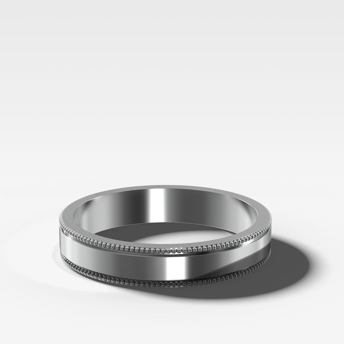 Finest Milgrain Wedding Band 4mm