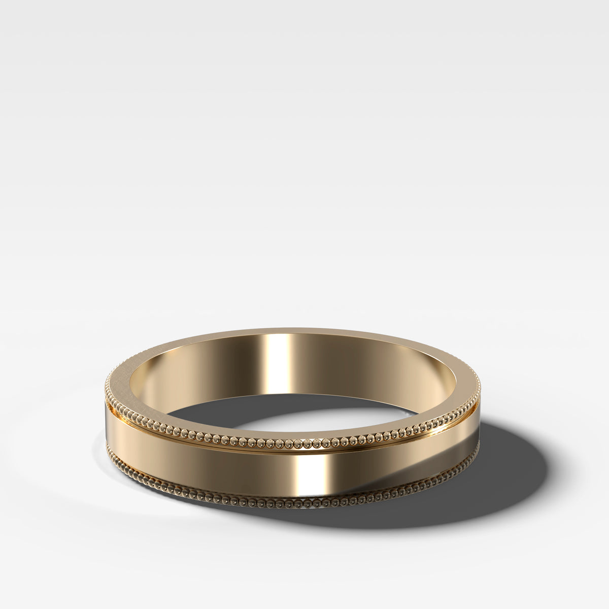 Finest Milgrain Wedding Band 4mm