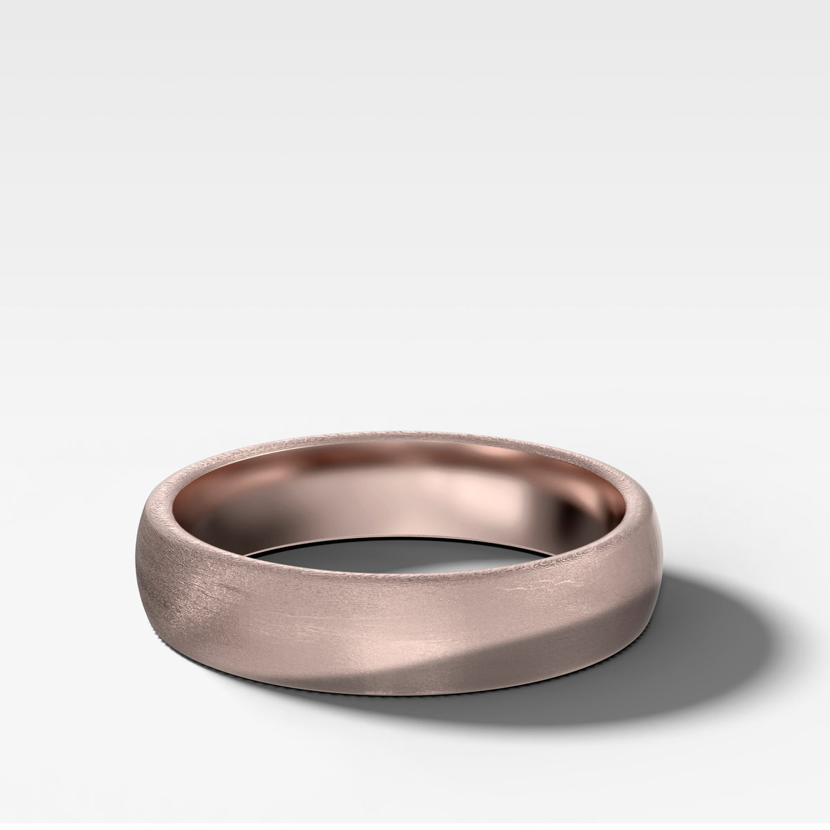 European Style Matte Wedding Band 5mm
