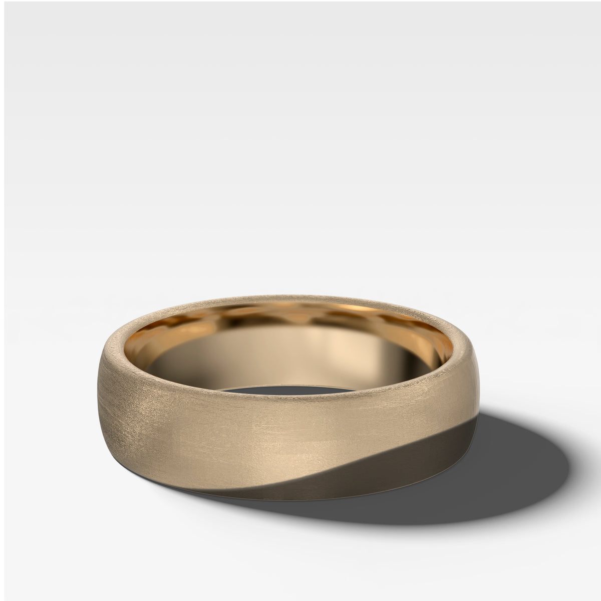European Style Matte Wedding Band 6mm