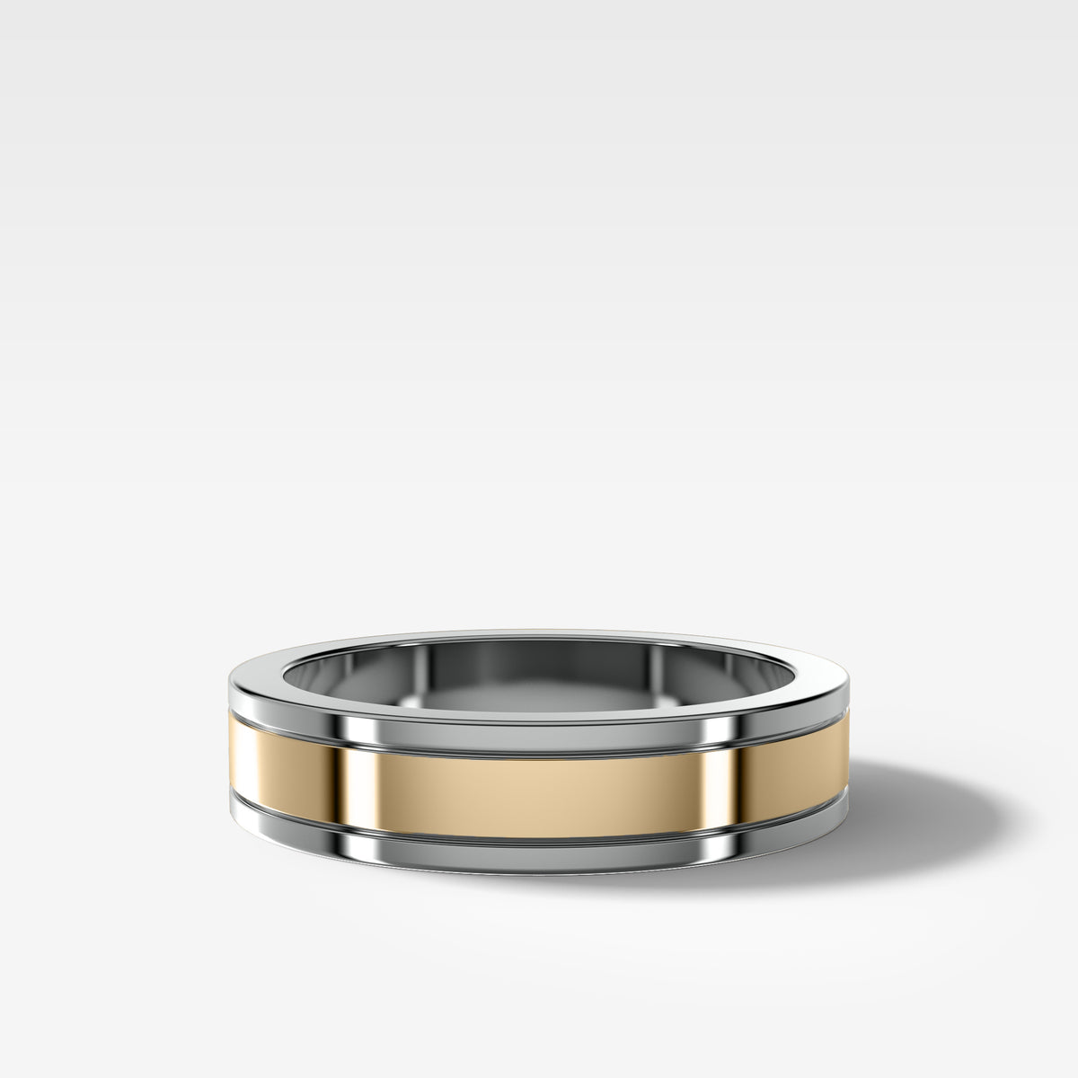 Alianza de boda mate milgrain más fina de 4 mm