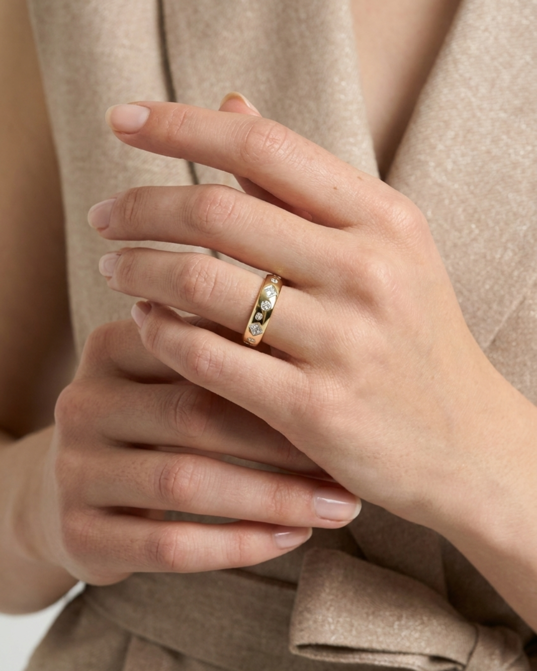 Mosaic Eternity Band