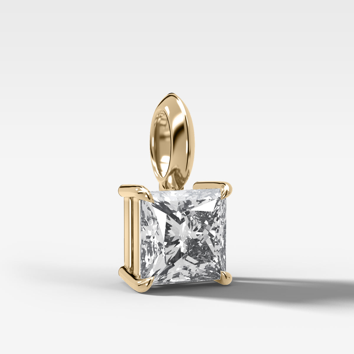 Classic Princess Attachable Diamond Pendant