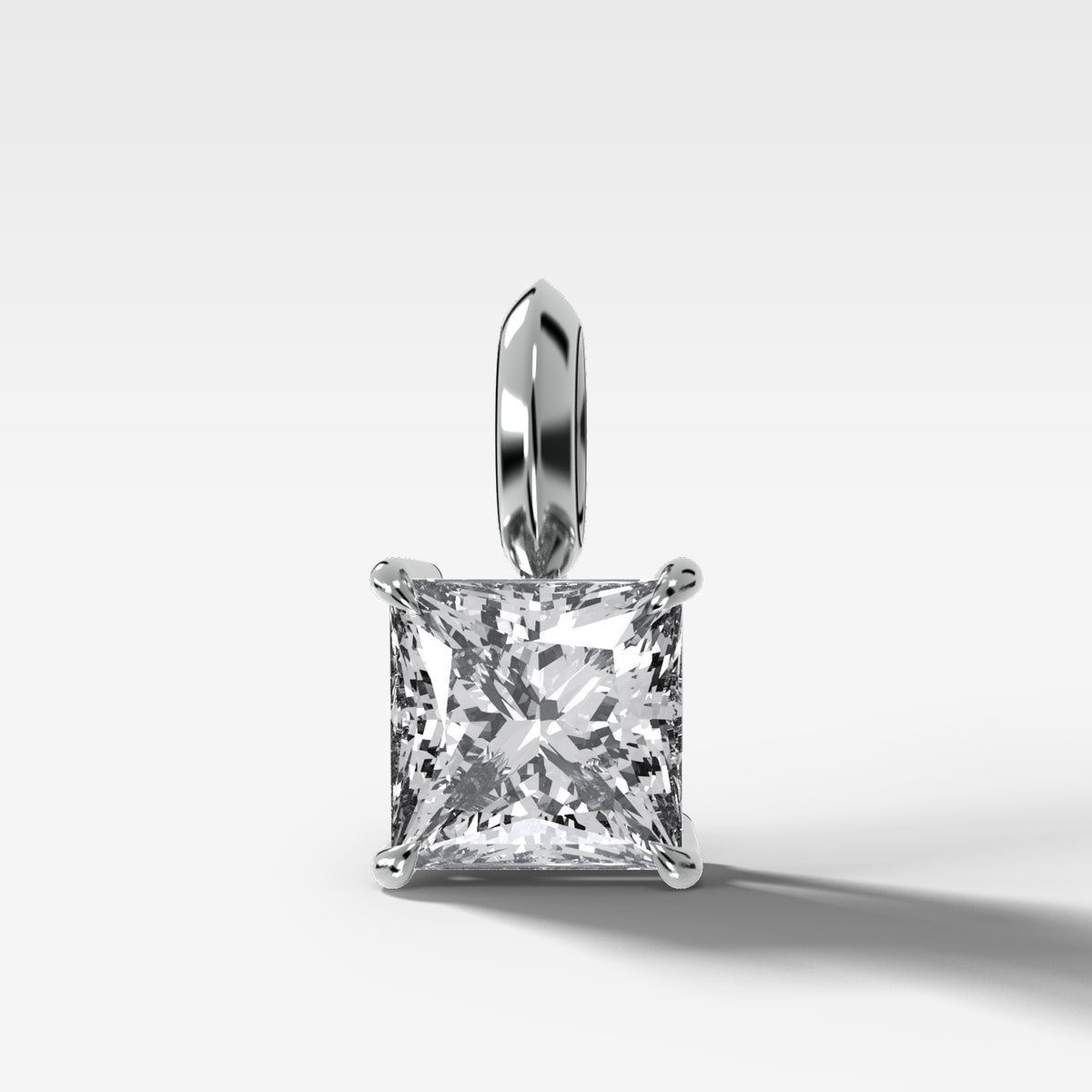 Classic Princess Attachable Diamond Pendant