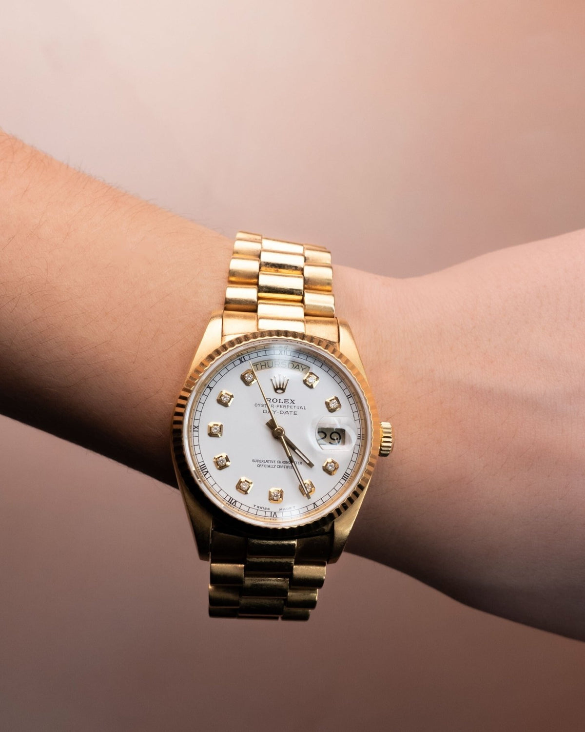 88 Presidential Rolex Day-Date Oro amarillo de 18 quilates Accesorios Rolex 