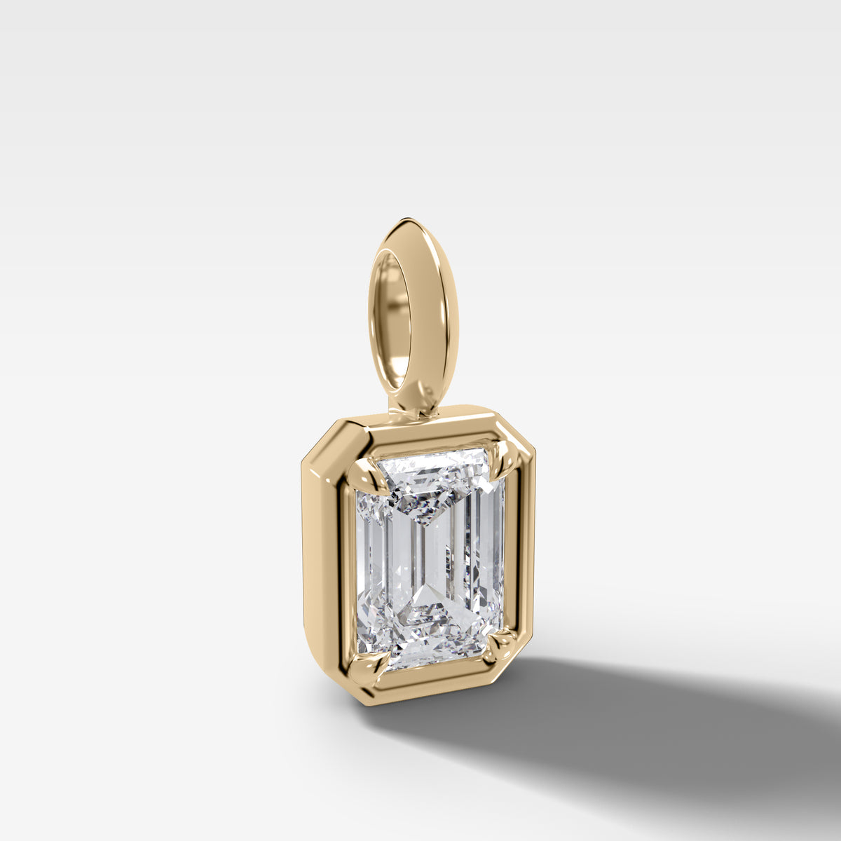 Club Emerald Attachable Diamond Pendant