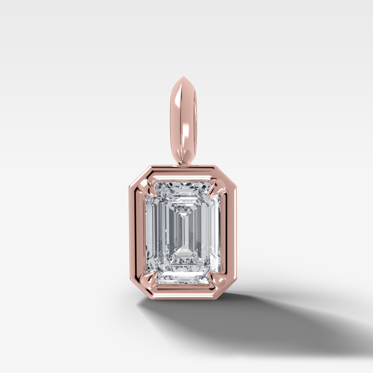 Club Emerald Attachable Diamond Pendant