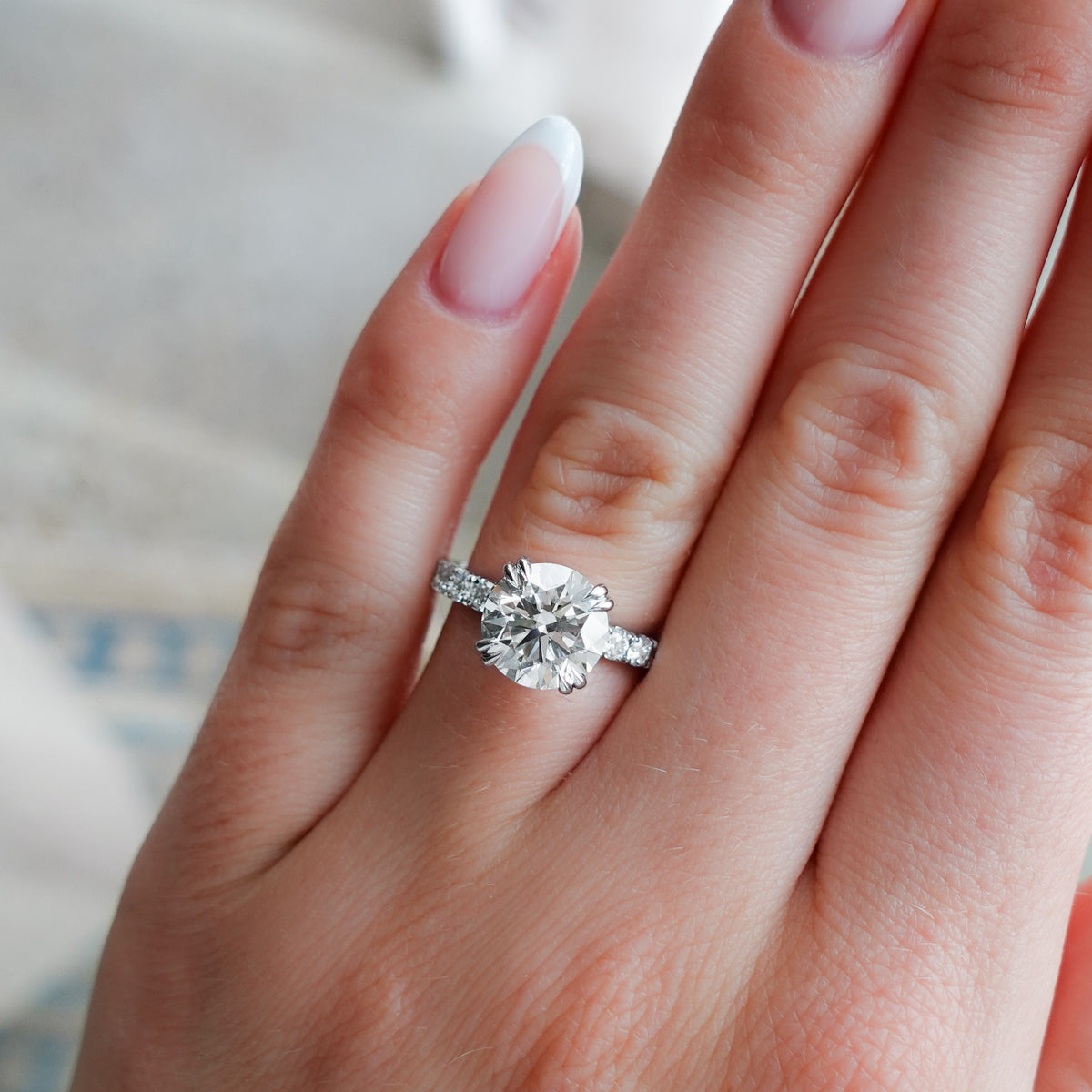 Anillo Cenit Con Corte Redondo