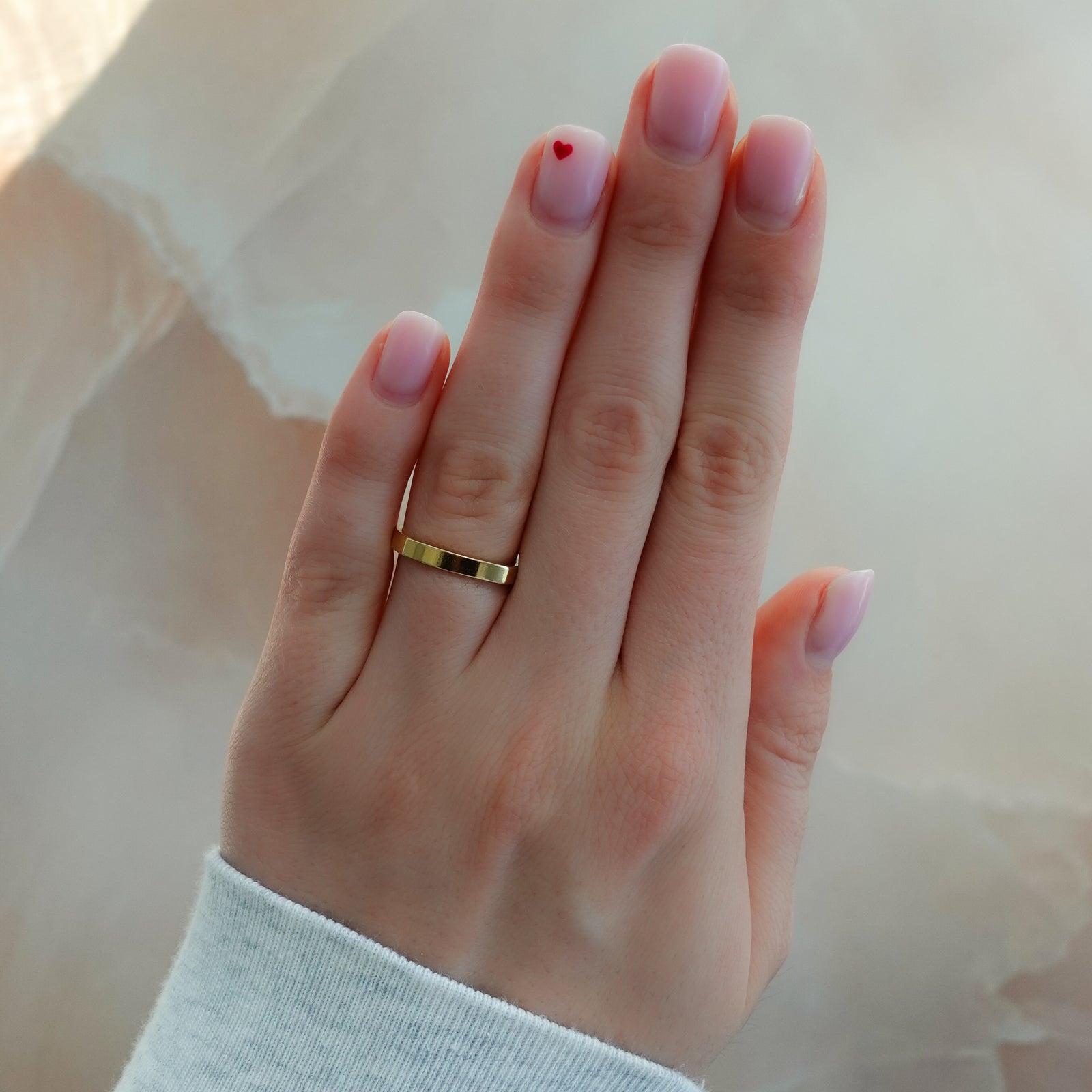 Square Wedding Ring Band Good Stone Inc Yellow Gold 14k 