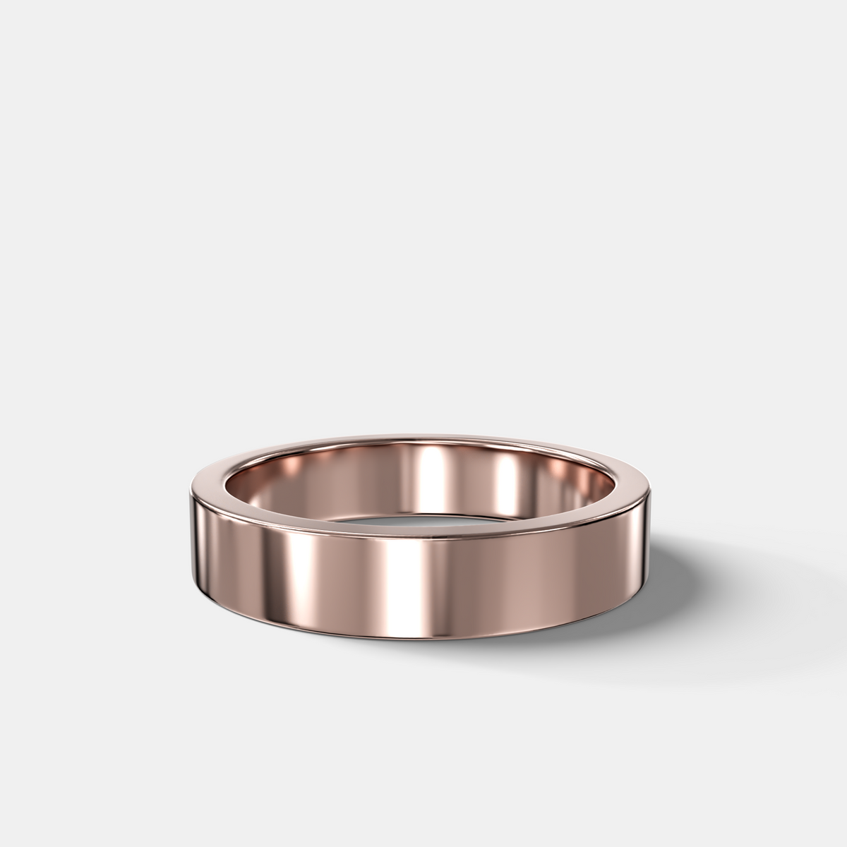 Alianza de boda mate milgrain más fina de 4 mm