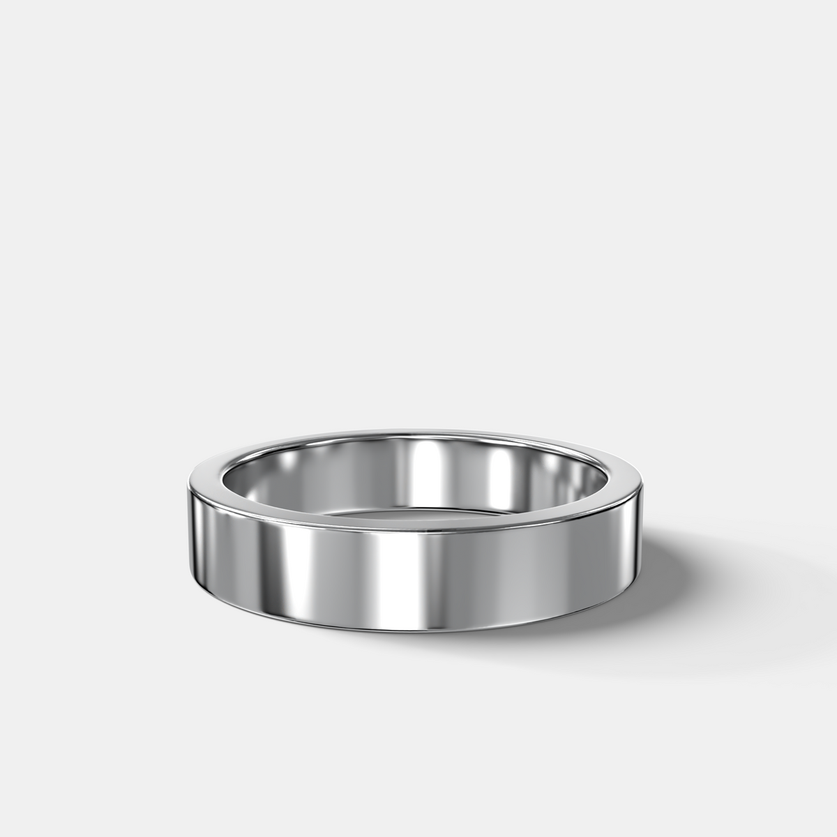 Alianza de boda mate milgrain más fina de 4 mm