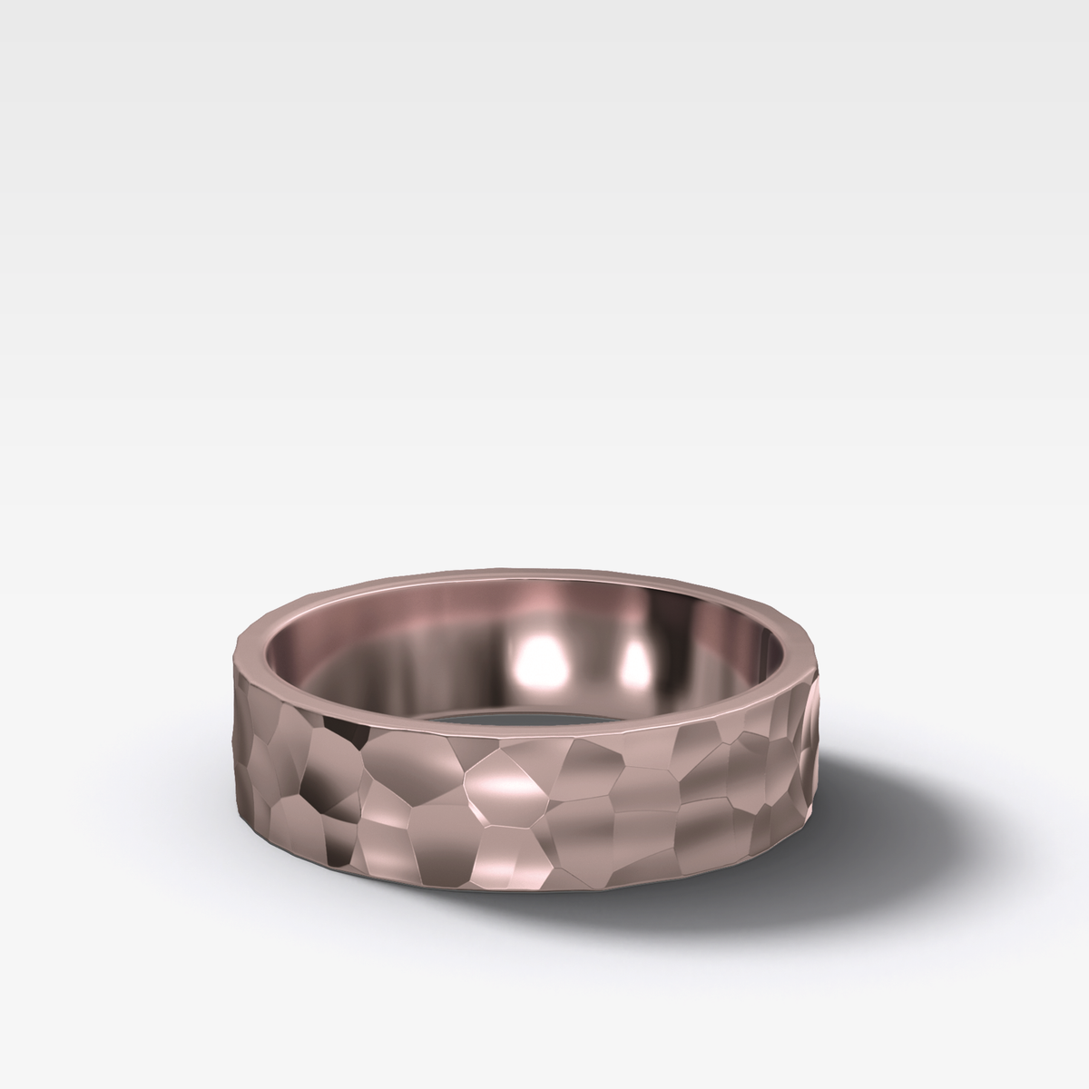 Finest Hammered Wedding Band 5mm