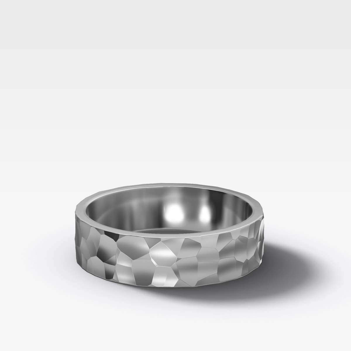 Finest Hammered Wedding Band 5mm