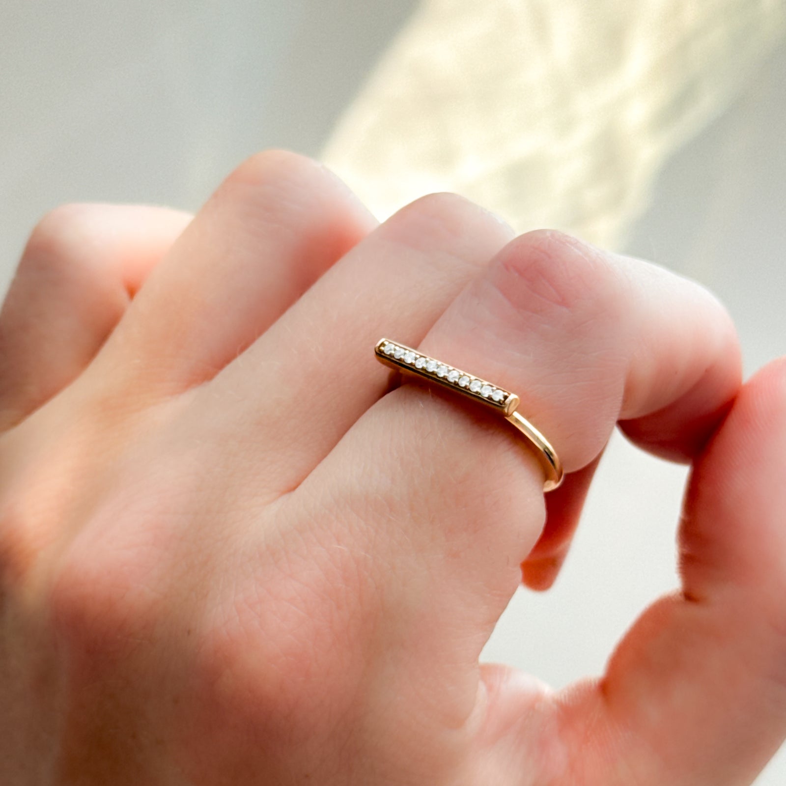 Axis Band by Good Stone in Yellow Gold