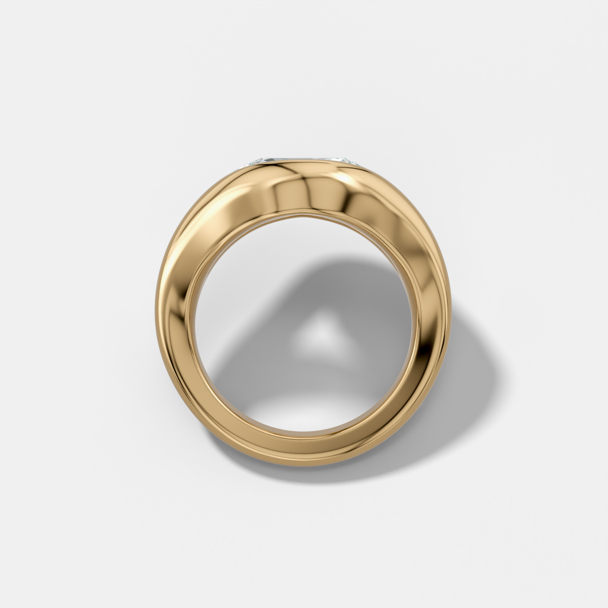 Iris Engagement Ring With an Oval Cut Diamond