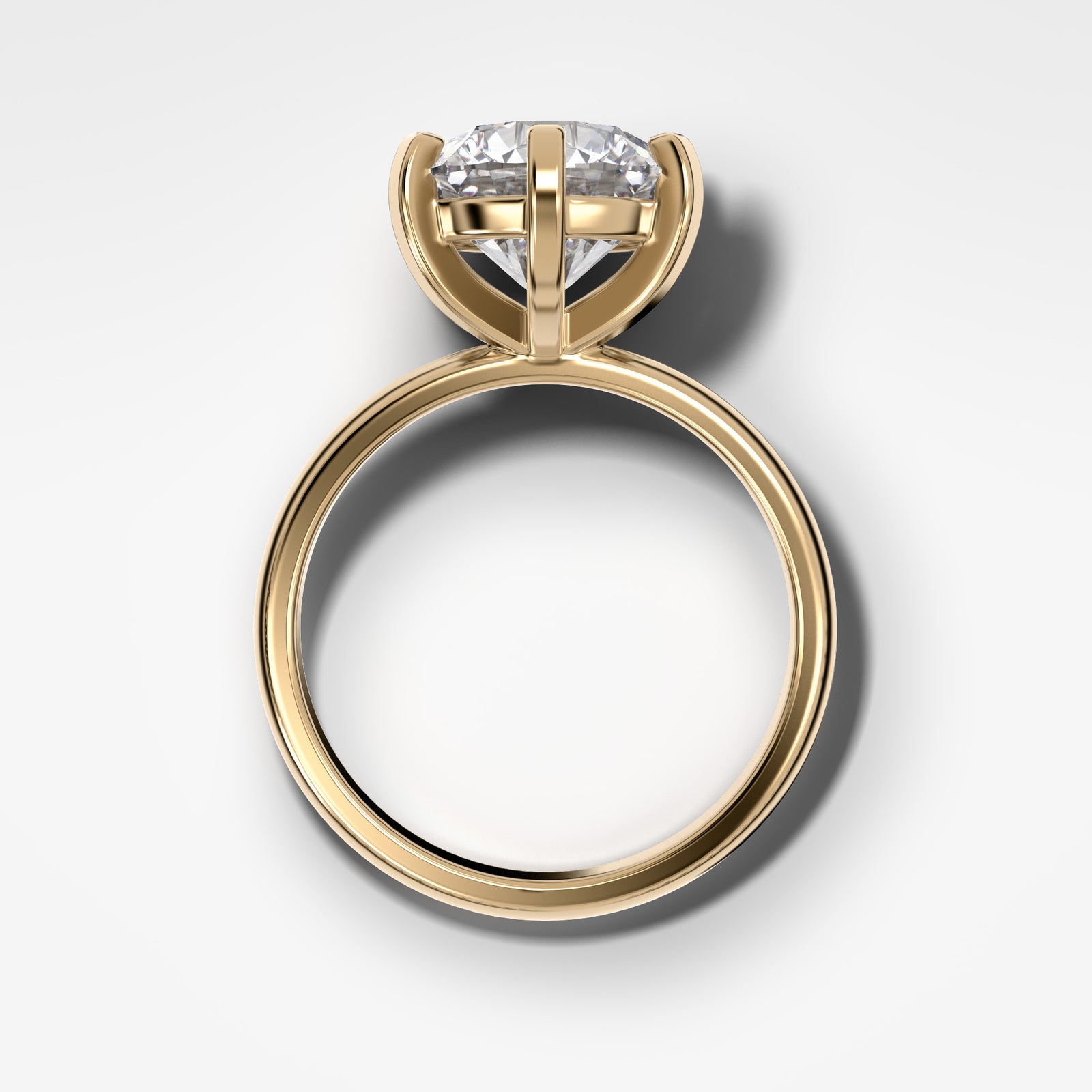 Nova Solitaire by Good Stone in Yellow Gold