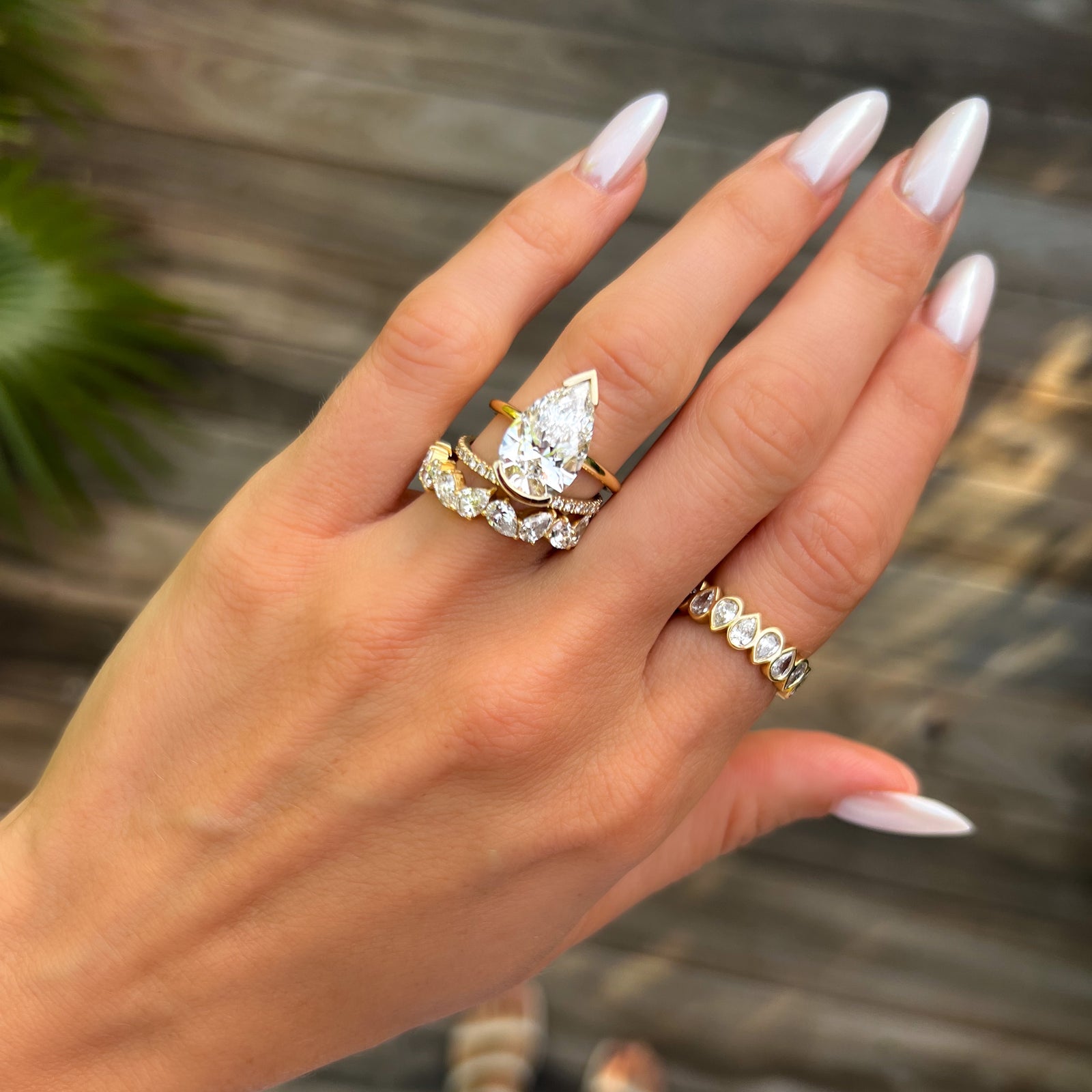 Classic Pavé Diamond Wedding Band by Good Stone in Yellow Gold